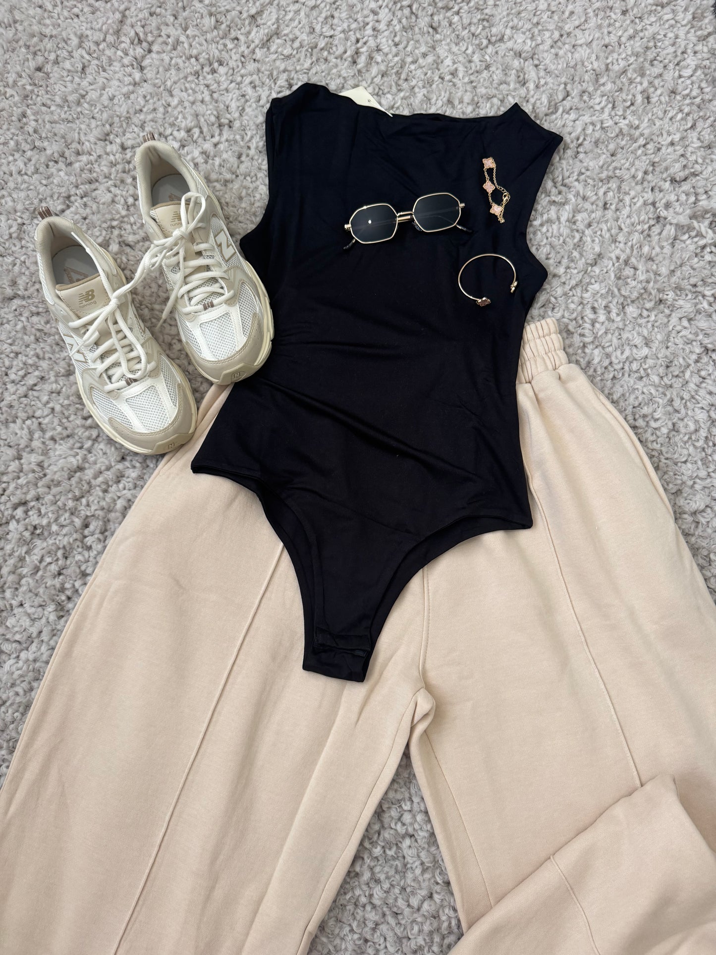 Sleeveless Thick Slinky Bodysuit